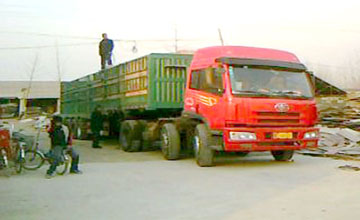 四川省托板用户发货现场