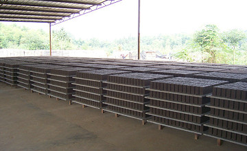 山东省pvc托板客户现场图